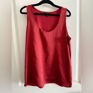 Ann Taylor Red Sleeveless Tank Top